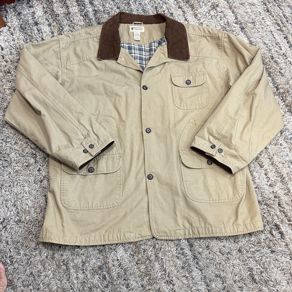 Northwest Territor barn field Jacket with Brown coudory Collar jacket sz XL - Picture 7 of 11